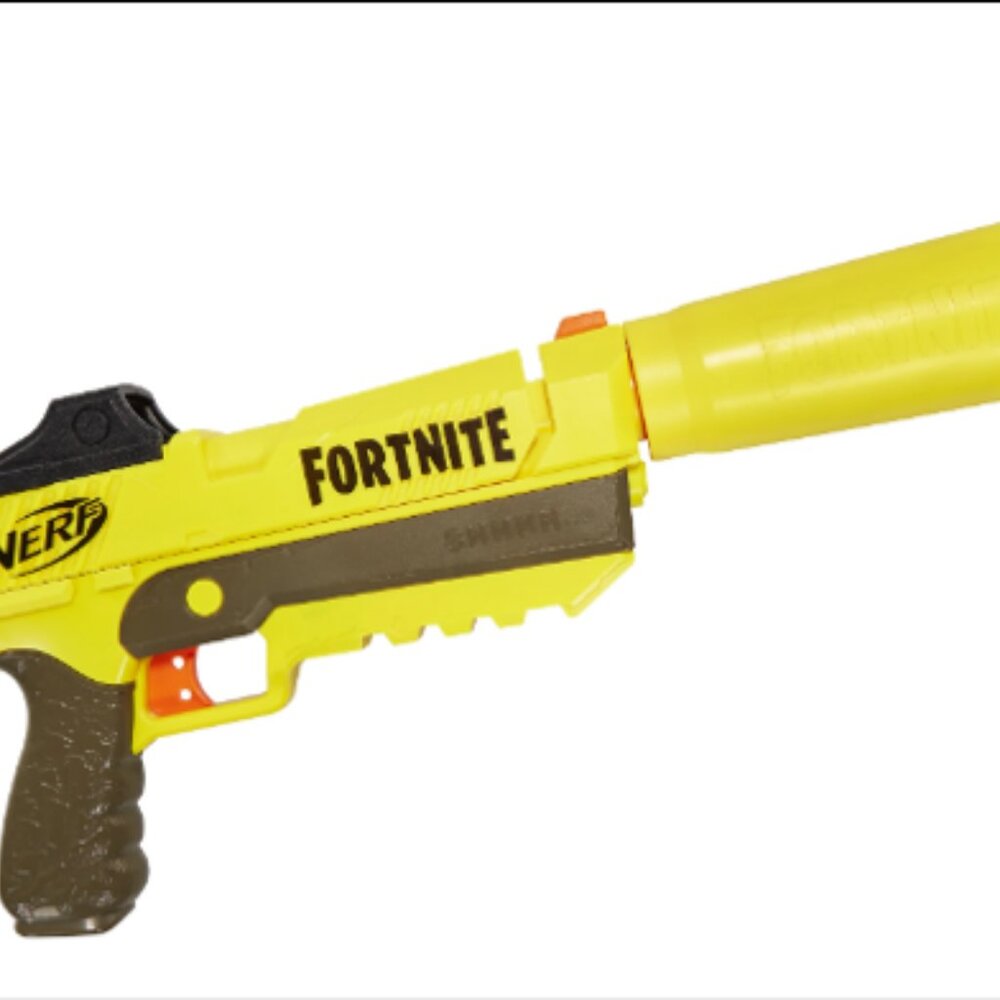 Nerf Fortnite SP-L Pistol SHHH Blaster Gun Silencer